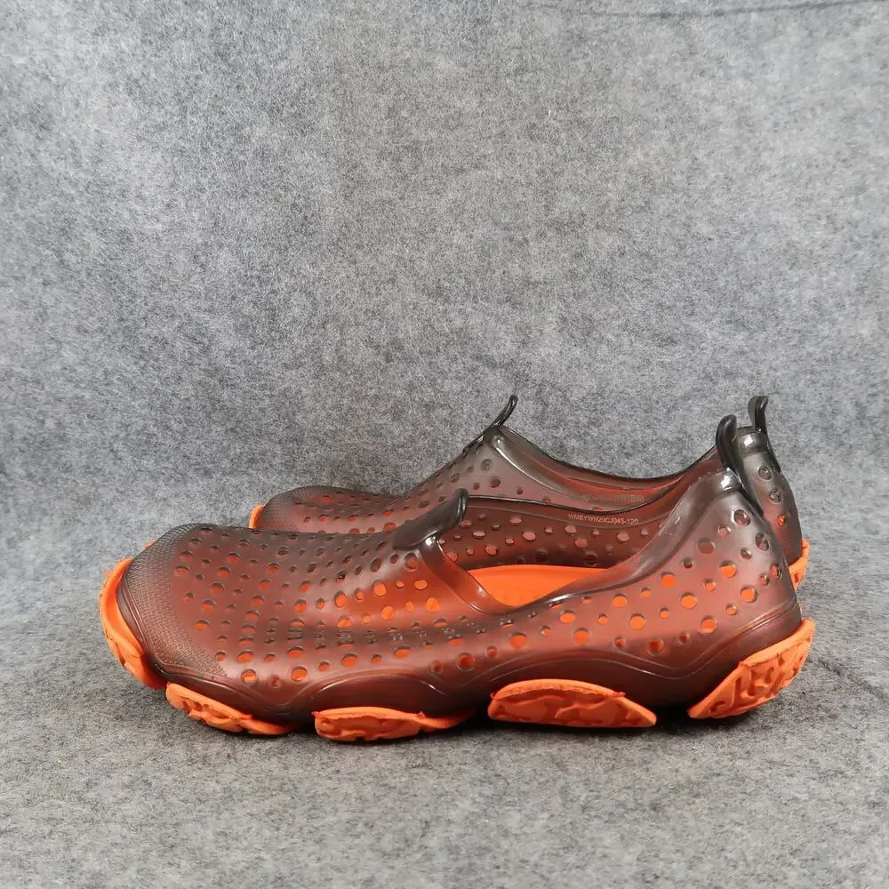 Wonder Nation Water Shoes Kids 2 3 Slip On Cushioned Jelly Orange Casual Summer